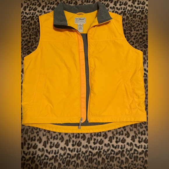 L.L. BEAN Vest Men’s Size XL O BDR4 Fully Lined Winter Vest Zip Front - Picture 2 of 8